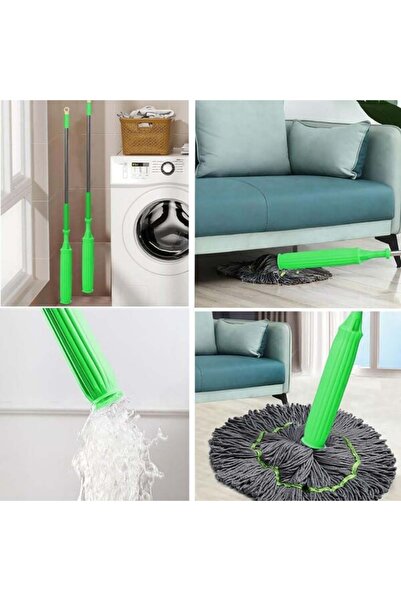 OEM Mop cu stoarcere, microfibră ultra-absorbantă, mâner 52 cm