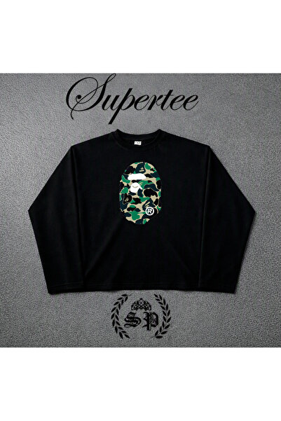 StartMore Bape City Long Sleeve Serisi Vintage Y2K Uzun Kollu T-Shirt Long Sl...
