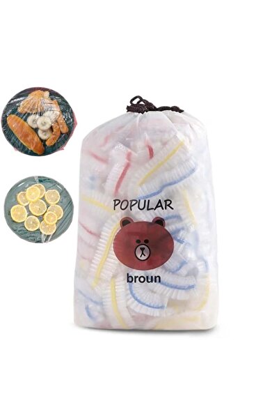 OEM Sac Capac Alimente Transparent cu Șnur Elastic 20x30cm