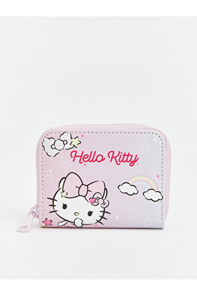LC Waikiki Portofel de fete cu aspect de piele și imprimeu Hello Kitty