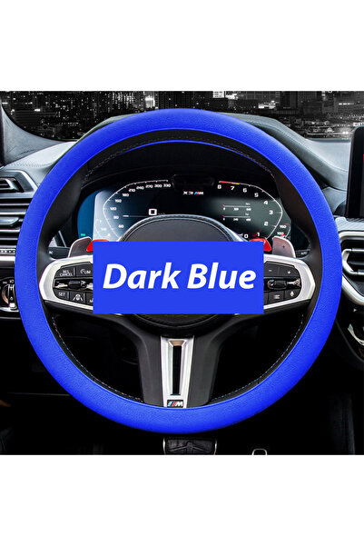 Choice5 Blue Silicone Car Steering Wheel Cover Elastic Protective Cover Multi...
