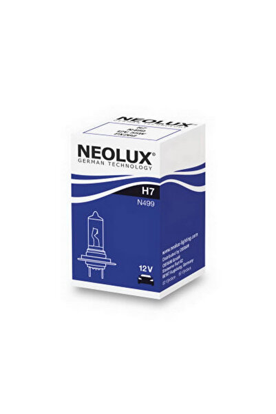 tuningset Neolux H7 Bec Halogen N499 12V cutie carton 1