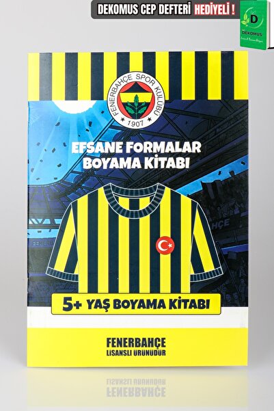 Fenerbahçe X Dekomus Licensed Legend Jerseys +5 Age Coloring Book