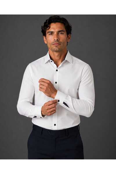 Slim Fit saten Gömlek S-M-L-XL-XXL
