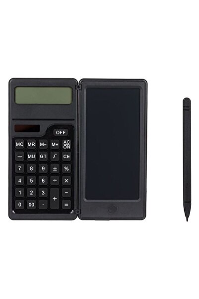 BAMI NETWORK Calculator solar cu ecran LCD si suprafata de scris 7.5x16 cm