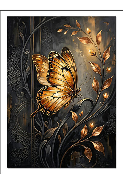 Artmeg Pânză decorativă cu flori și colibri în interiorul inimii - tablou din...