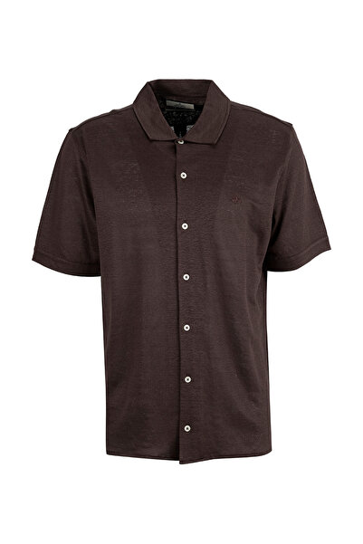BROOKS BROTHERS Kahverengi Erkek Gömlek BBSS26MKN004