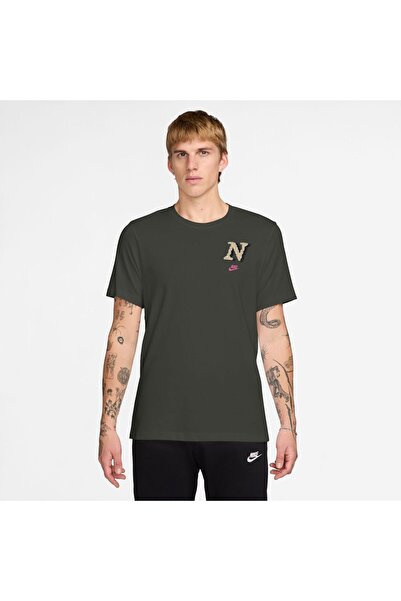 Nike M NSW TEE CLUB NEO VARSITY HQ9164-355 Χακί