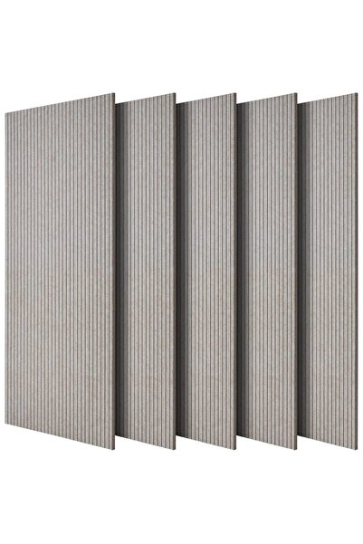 OMS Set 5 panouri acustice fonoabsorbante, 1200 x 600 x 10 mm, Maro, Autoadezive