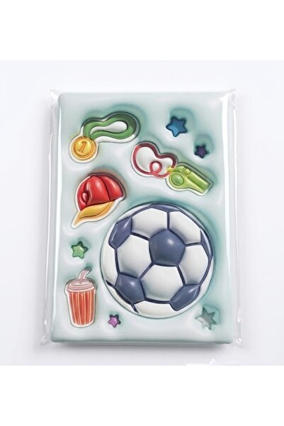 İpek Arya 3D Sponge Embossed Commemorative Daily Memory Notebook 14 × 21 cm 8...
