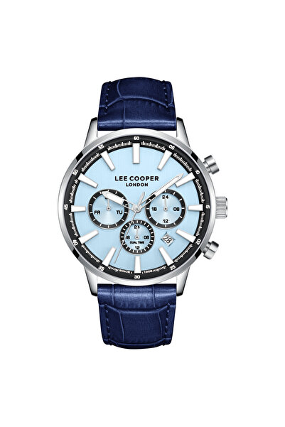 Lee Cooper Men's Multifunction Blue Dial Watch - LC08401.309