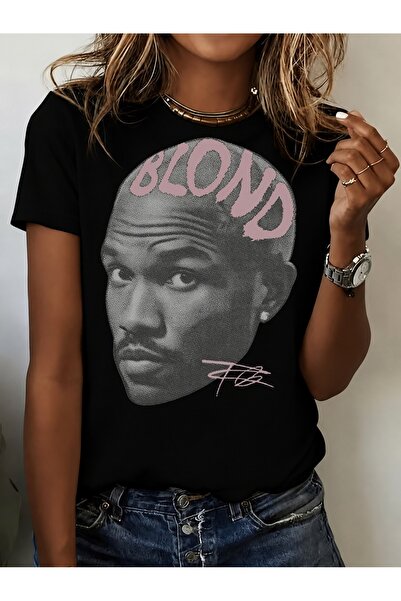 Generic Brand Blond Text with Signature Design,casual wear,crew neck,short sl...