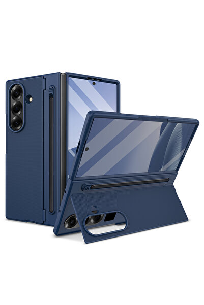 Choice3 Galaxy Z Fold7 dark blue Lightweight Z Fold 7/6 Phone Case with Built...