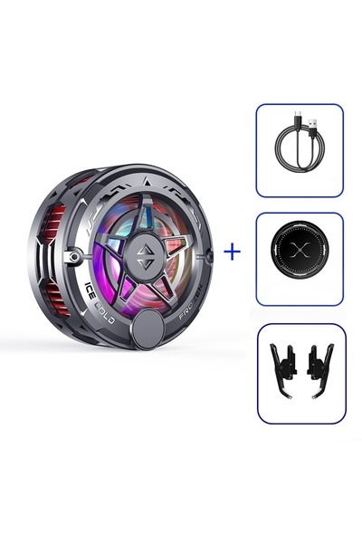 choice2 K20 2IN1 Universal Portable Magnetic Clip Semiconductor Phone Cooler ...