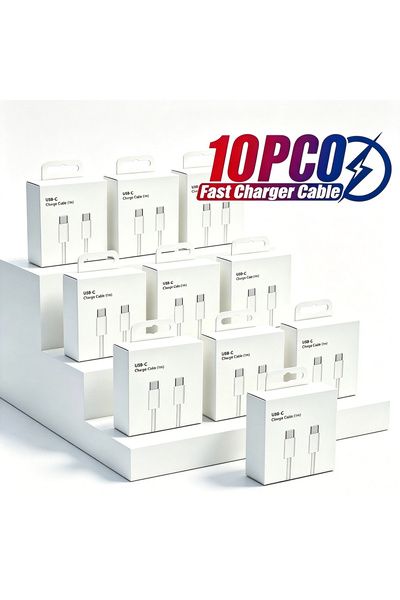 Choice1 1m 10PCS 10PCS USB-C Cable For iPhone 17 16 15 Pro Max PD 60W Fast Ch...