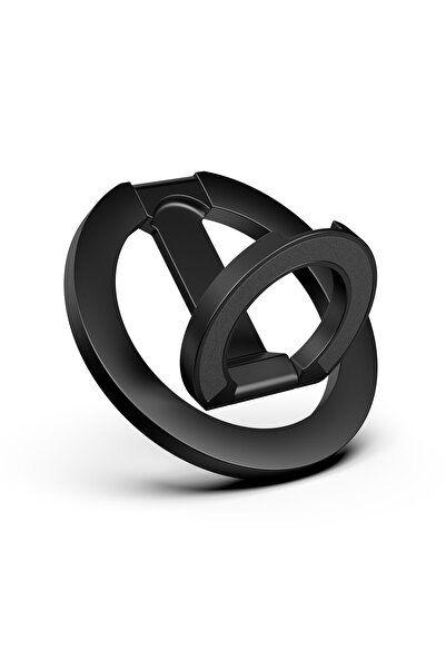 Choice black Foldable Magnetic Phone Holder Stand Finger Ring Mount Double-si...