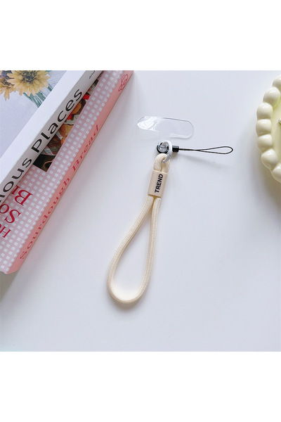 Choice12 Beige Phone Lanyard Wrist Strap Phone Case Connection Piece Phone Ca...