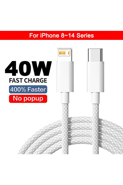 Choice 2m 40W USB C Cable PD 40W USB C Fast Charging Cable For iPhone 13 11 1...