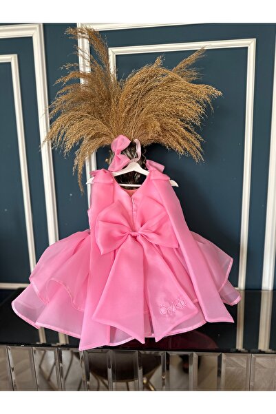 Dizaynbyasena Special Occasion Dress Dark Pink Girl's Dress