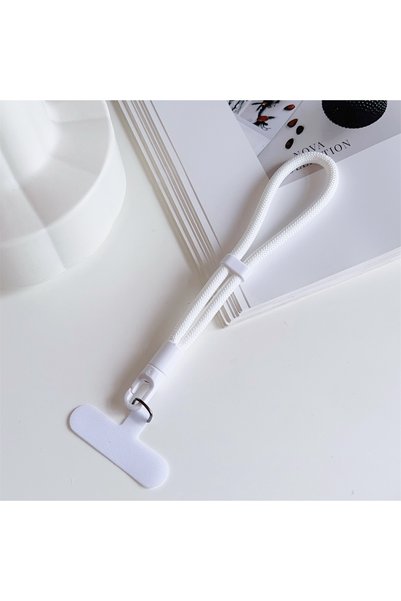 Choice10 WHITE Fashion 360° Rotate Buckle Adjustable Phone Lanyard Self-Locki...