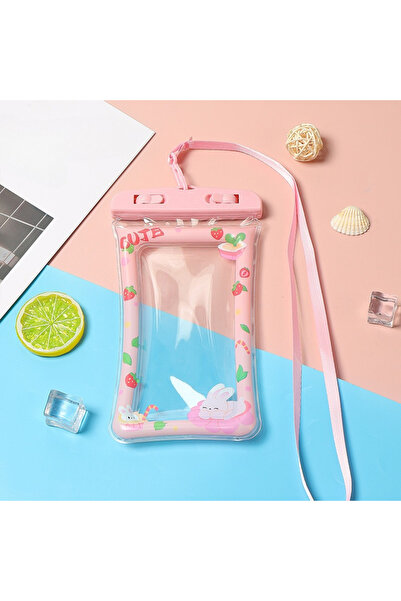 Choice Pink 1pc Waterproof Cartoon Phone Case Water Proof Bag Universal Under...