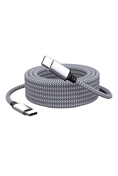 Choice Type-C to Type-C 5m Grey Type C to Type C 60W Fast Charger Data Cable ...