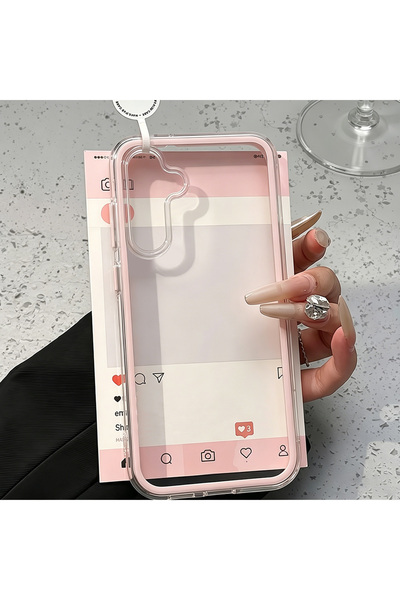 Choice8 Galaxy A56 5G Pink 2 in 1 Soft Phone Case For A56 5G A55 S25 Ultra S2...