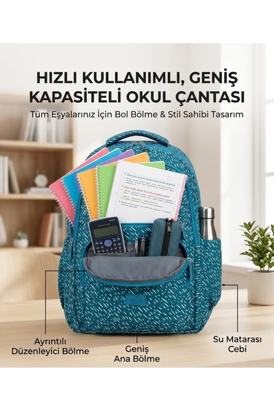 tüftürük Astral School Bag Spacious Capacious School Backpack Perfect Choice ...