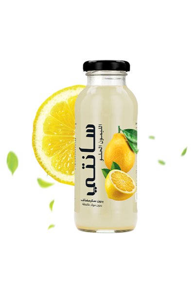 Sante Sweet Lemon Juice 300 ml Carton 24 Glass Bottles