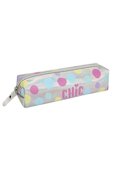 Zâna Casei Penar holografic argintiu cu buline 21x5.5x5.5cm