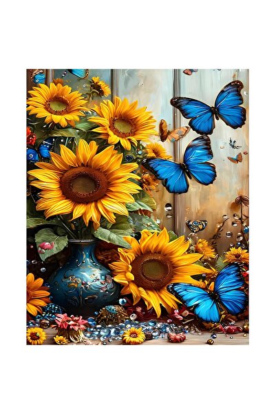 NEVERMORE Set pictura pe numere - panza pe rama lemn 40x50 cm, H1298, NEVERMO...