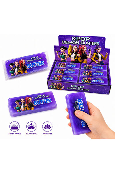 SHOP LIKE A PRO Unt Squishy K-POP Demon Hunters, 12 cm, cu revenire lentă, su...