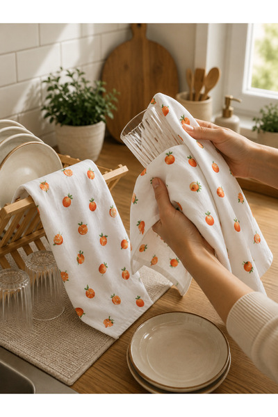vanillasoft 100% Cotton Muslin 40X60 cm Kitchen Drying Cloth – Soft and Absor...