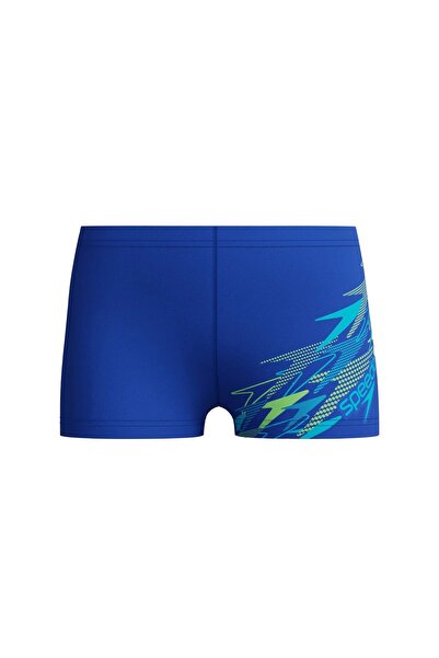 SPEEDO Αγορίστικο μαγιό με λογότυπο Medley 8-12410004 Βασιλικό Μπλε