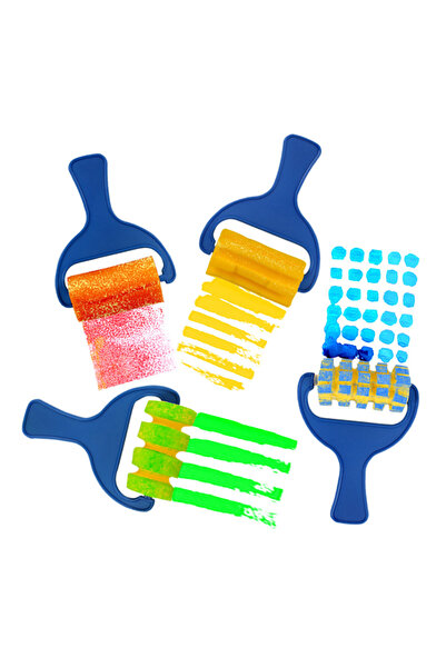 Choice graffiti tool roller, sponge brush painting, Child DIY seal, 4 sets of...