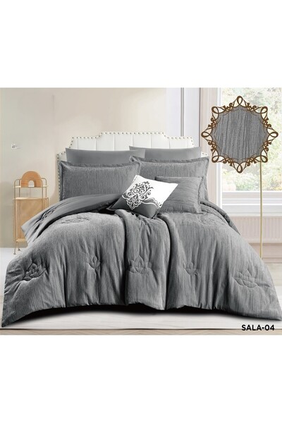 miral Premium Quality Summer Duvet and Sheet Set, 5 Pieces, with an Elegant a...