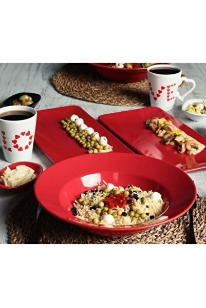 Altijara Porselen Makarna Tabağı Servis Sunum Makarna Tabağı 26cm Tabak