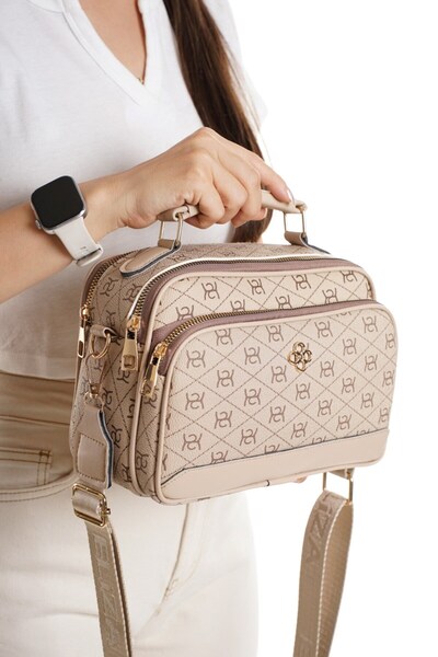 Newish Polo Women's Fabric Long-Strap Hand and Shoulder Bag