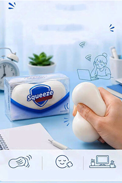 Generic Brand Soap Shaped Squeeze Stress Relief Toy, Slow Rising Squishy Fidg...