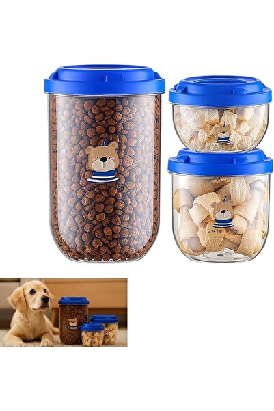 NIUBI 3PCS Food Storage Container Set – Airtight Food Container, Transparent ...