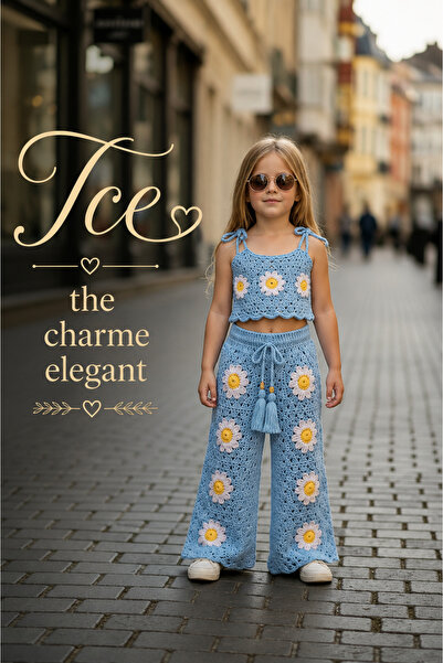 tce the charme elegant Hand-Knitted Special Design Baby Set