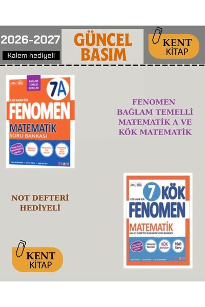 Fenomen Yayıncılık FENOMEN 7.SINIF MATEMATİK A - KÖK MATEMATİK 2026 - 2027