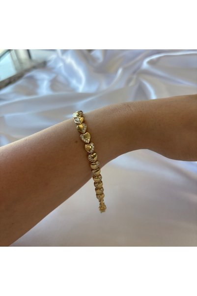 Didoria Accessory Women's Bracelet Gold Color Xuping with Charms – Charmora