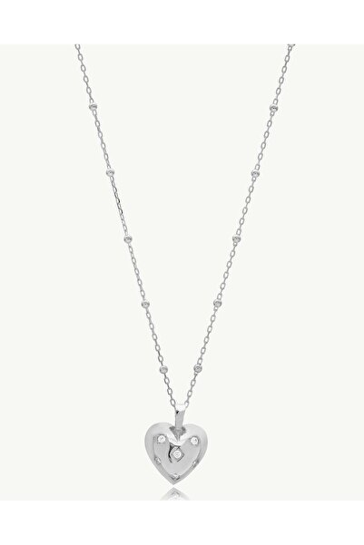 Stemma Jewelry Colier Lant cu Pandantiv Barbie din Argint 925, cu Zirconiu, P...