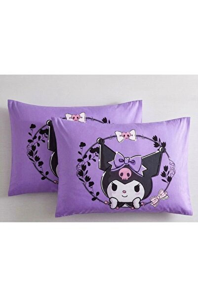 Taç Out Zorluteks 2'Li Kuromi Model 100% Cotton Fabric Pillow Case 50X70 cm D...