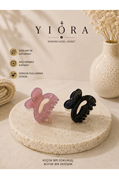 yiora 2 Pack Imported Gold Bow Detailed Sturdy Strong Grip 4 cm Latch Buckle