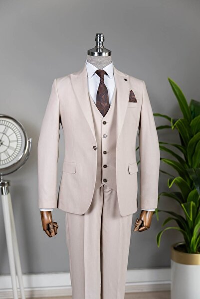 terzi ayhan Vest suit light beige