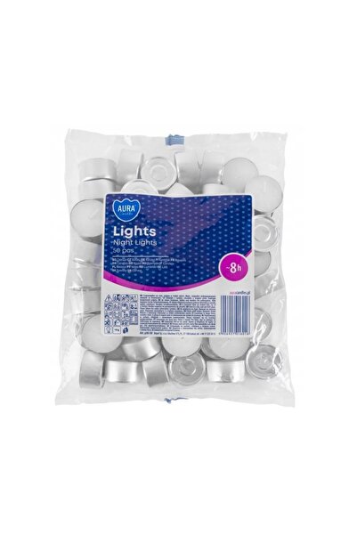 AURA Set 2 x 50 Lumanari Pastila Nightlight, 8 Ore
