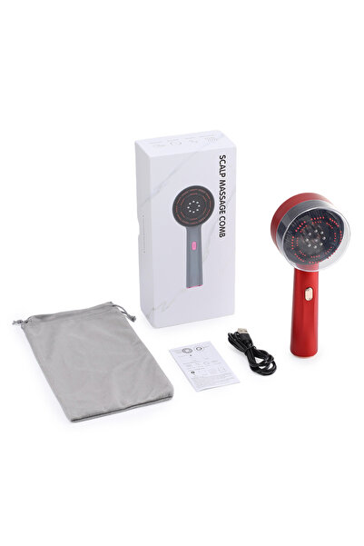 choice2 red Scalp Massage Comb with Red Light, Electric Hair Scalp Massager w...