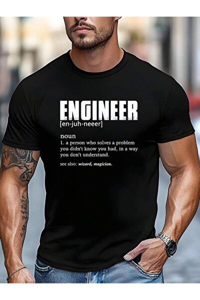 21JNRY Funny Humorous Print, Short Sleeve, Crew Neck, Casual Outdoor Sports T...